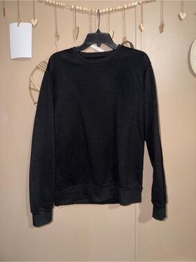 Black Men's Crewneck Sweater - Unbranded